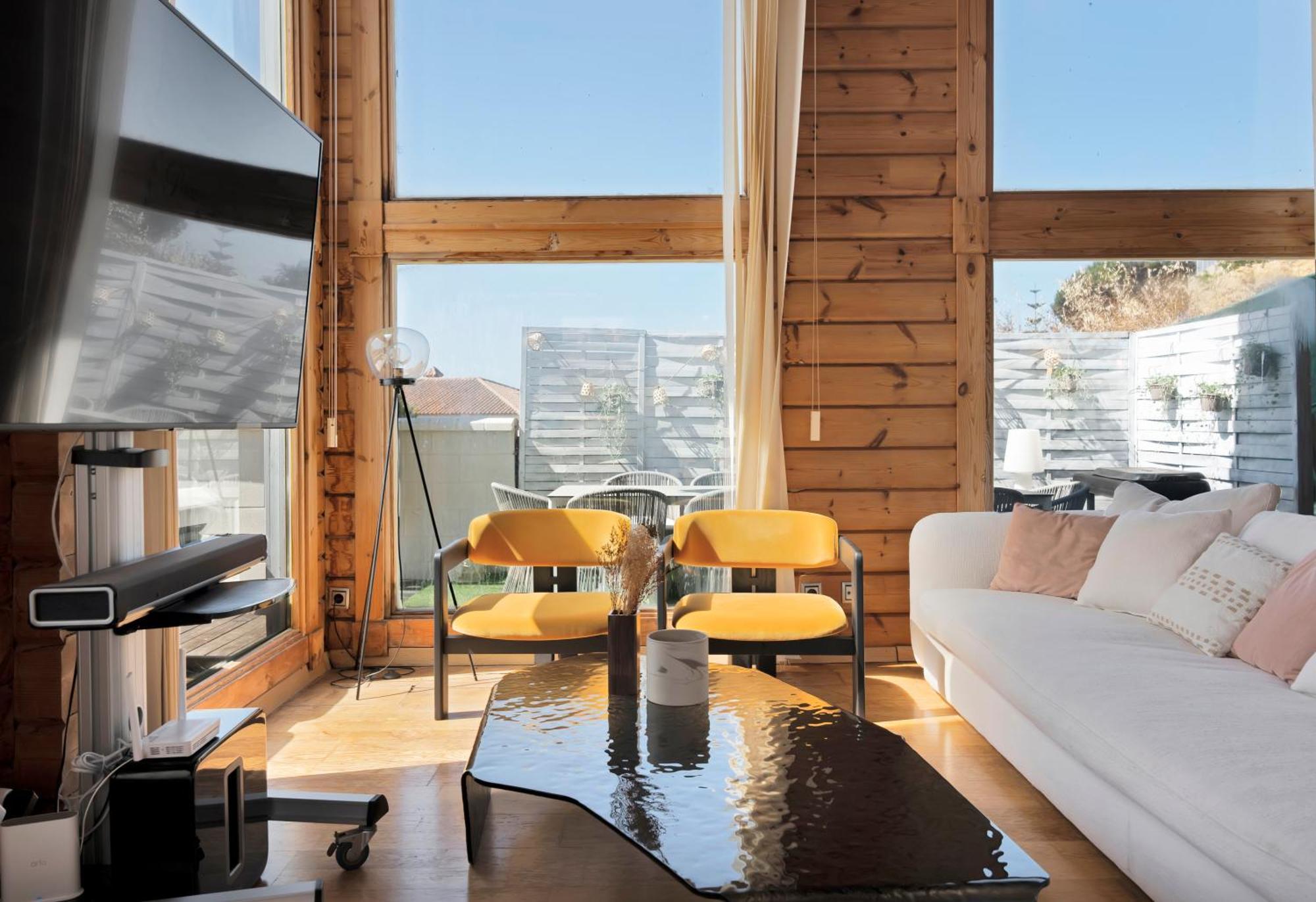 Increible Villa De Madera Con Vistas Al Mar Algeciras Exterior foto