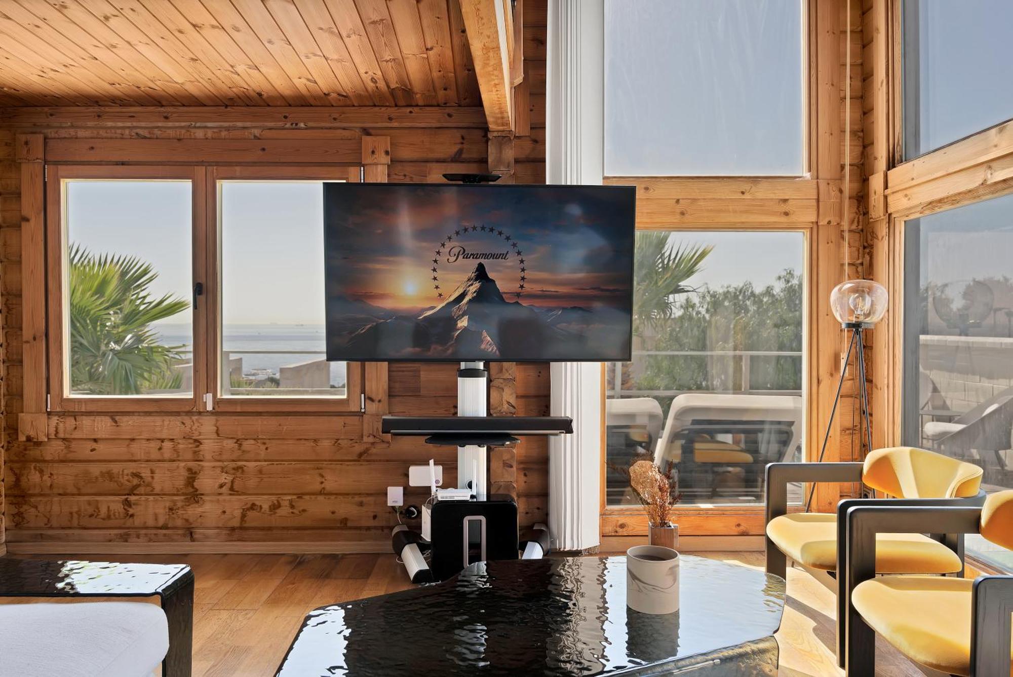 Increible Villa De Madera Con Vistas Al Mar Algeciras Exterior foto